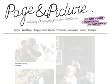 Tablet Screenshot of pageandpicture.com